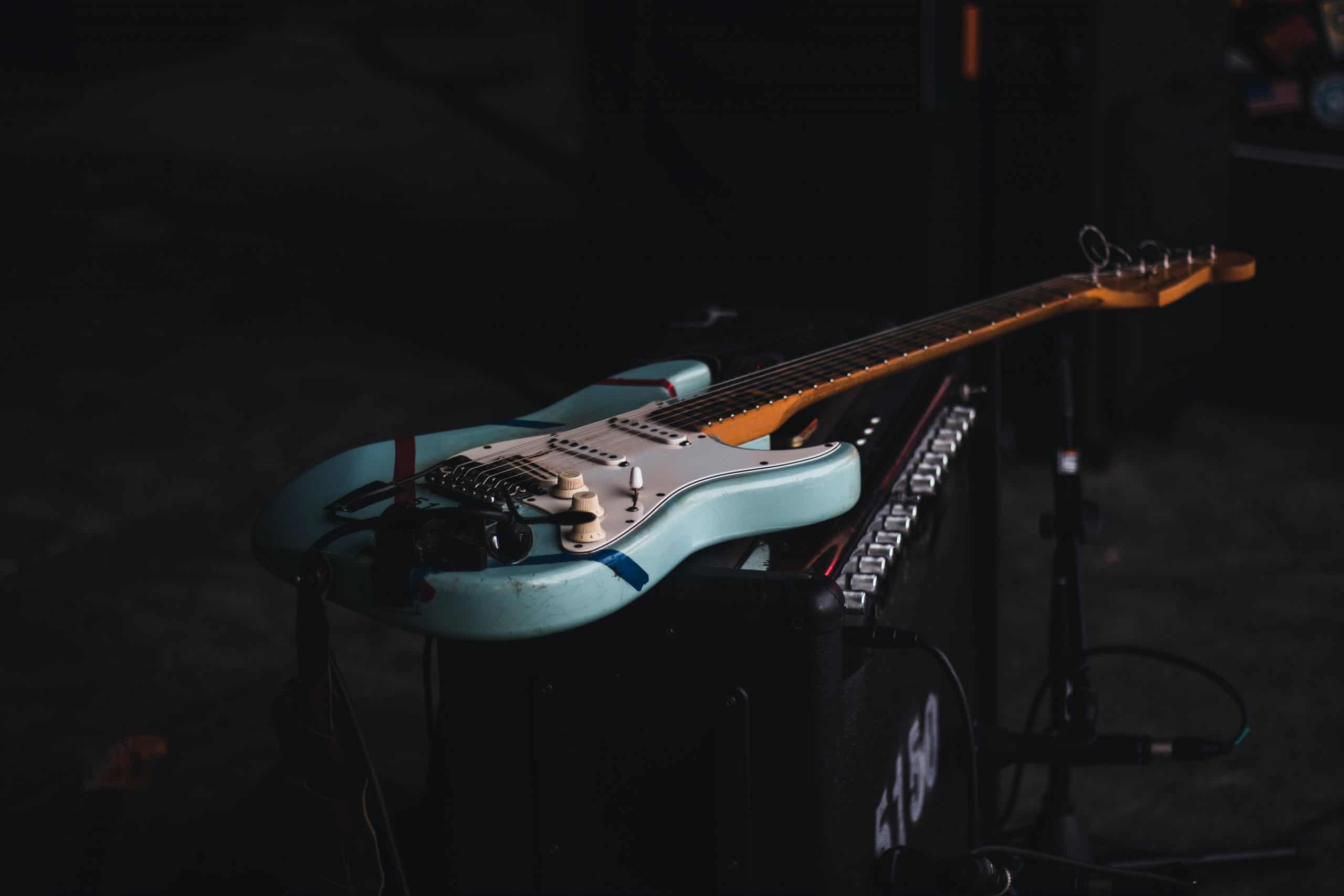 imagen de una guitarra electrica