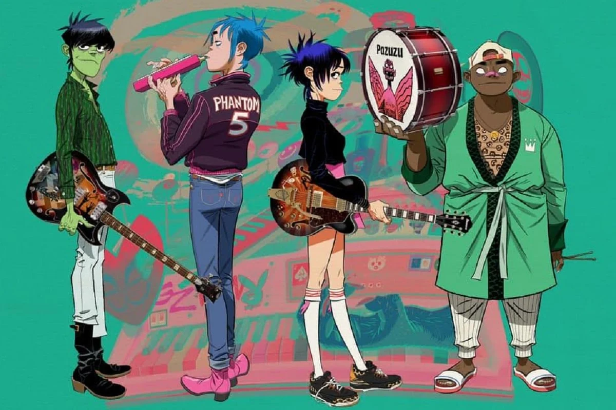 imagen de la banda gorillaz